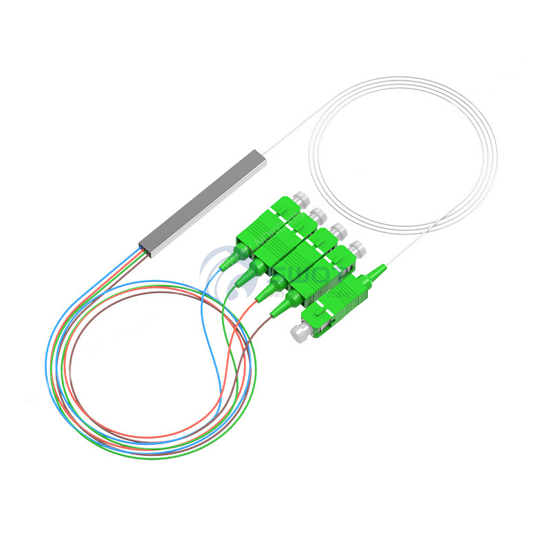 Mini divisores de fibra óptica 1x4 SC / APC
